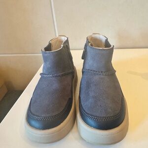 UGG Kids Gray and Black Boots